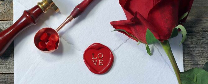 Siegelstempel mit Sprüchen