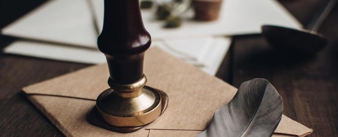 Siegelstempel mit eigenem Logo